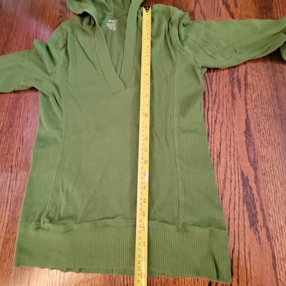Old Navy Vintage Lightweight Green Hoodie Women's Size Large - Picture 9 of 11